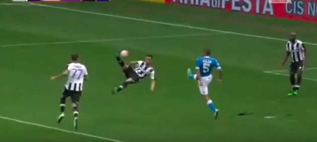 gol bruno fernandes Udinese Napoli