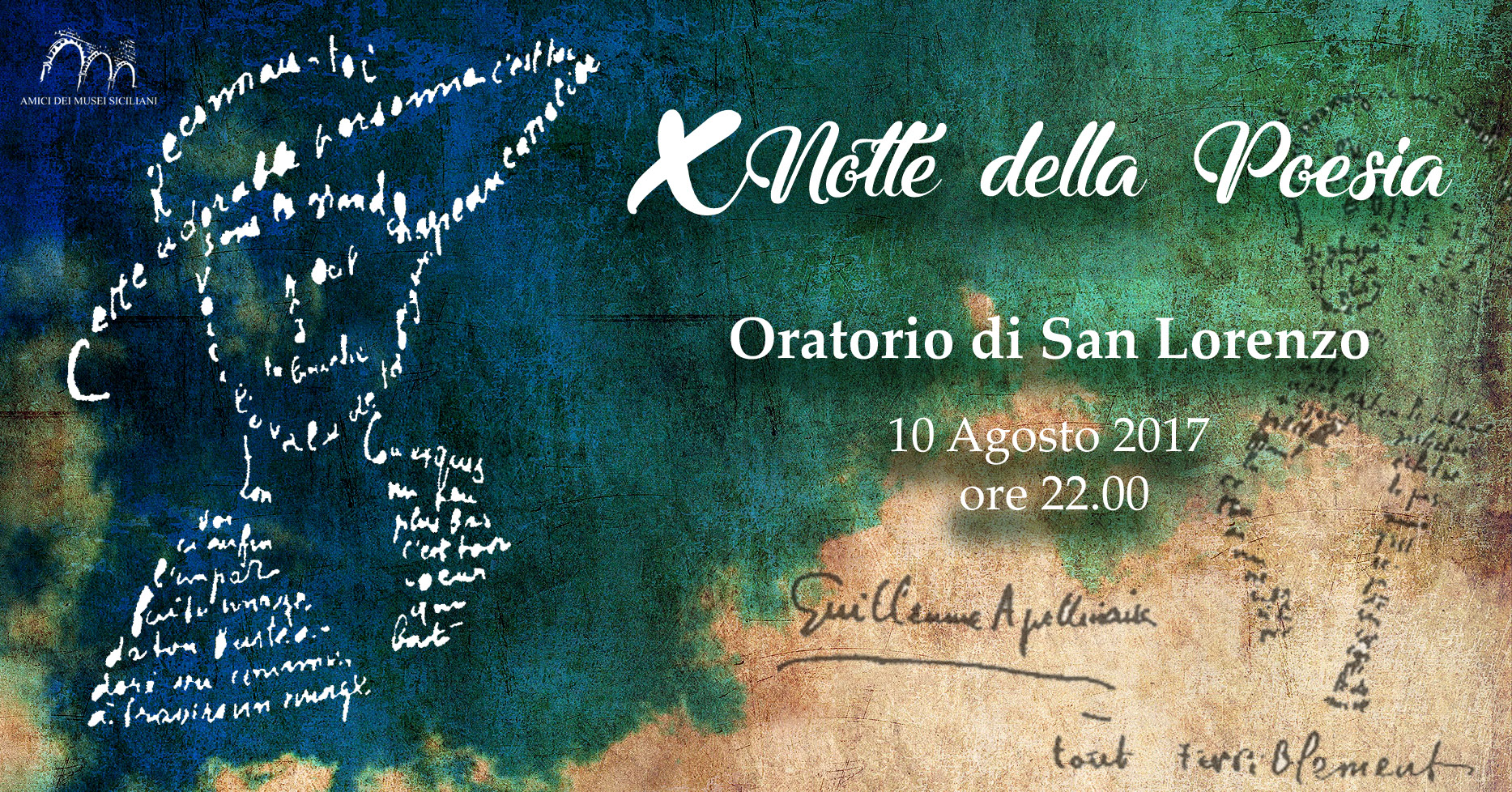 Versi e stelle all'Oratorio di San Lorenzo per la X Notte della Poesia