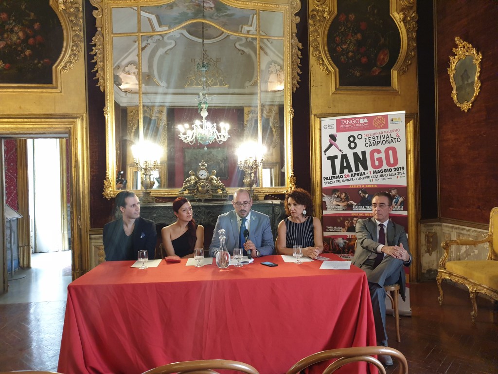 Presentazione 2019 campionati di tango a Palermo