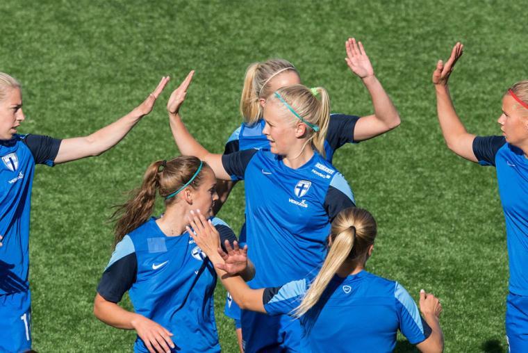 calciatrici della Finlandia