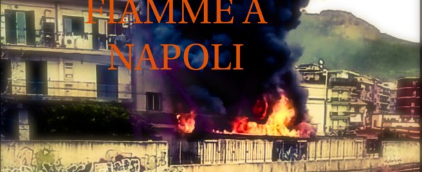 Napoli – Ancora plastica a fuoco dopo una settimana, stavolta a Soccavo