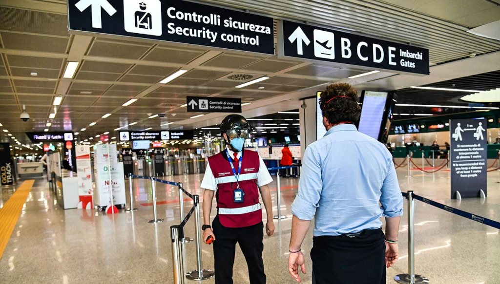 covid 19 aeroporto fiumicino