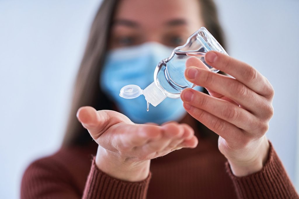 gel disinfettante per le mani