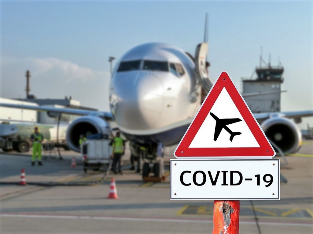 covid-19 in aeroporto