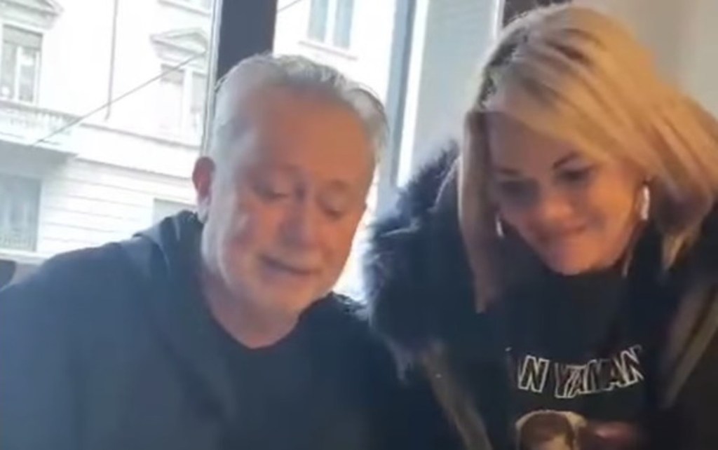 Lele Mora e Angela da Mondello