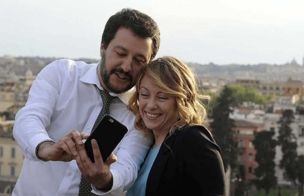 Matteo Salvini e Giorgia Meloni