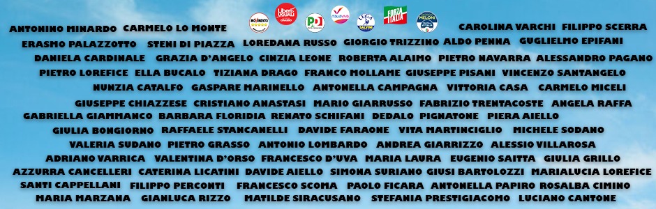 Deputati e senatori siciliani siciliani