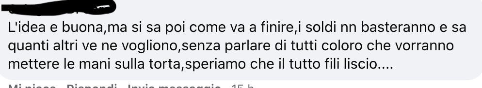 Commento centro direzionale