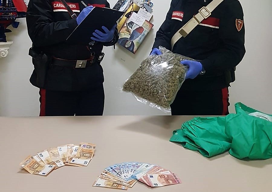 marijuana pensionato arresto droga