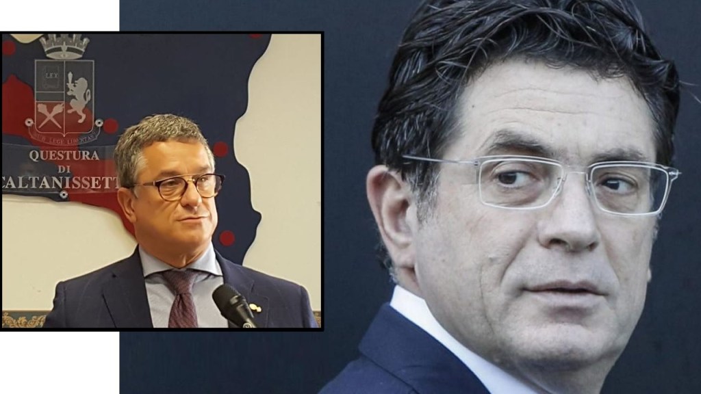 Questore Caltanissetta Emanuele Ricifari e Antonello. Montante