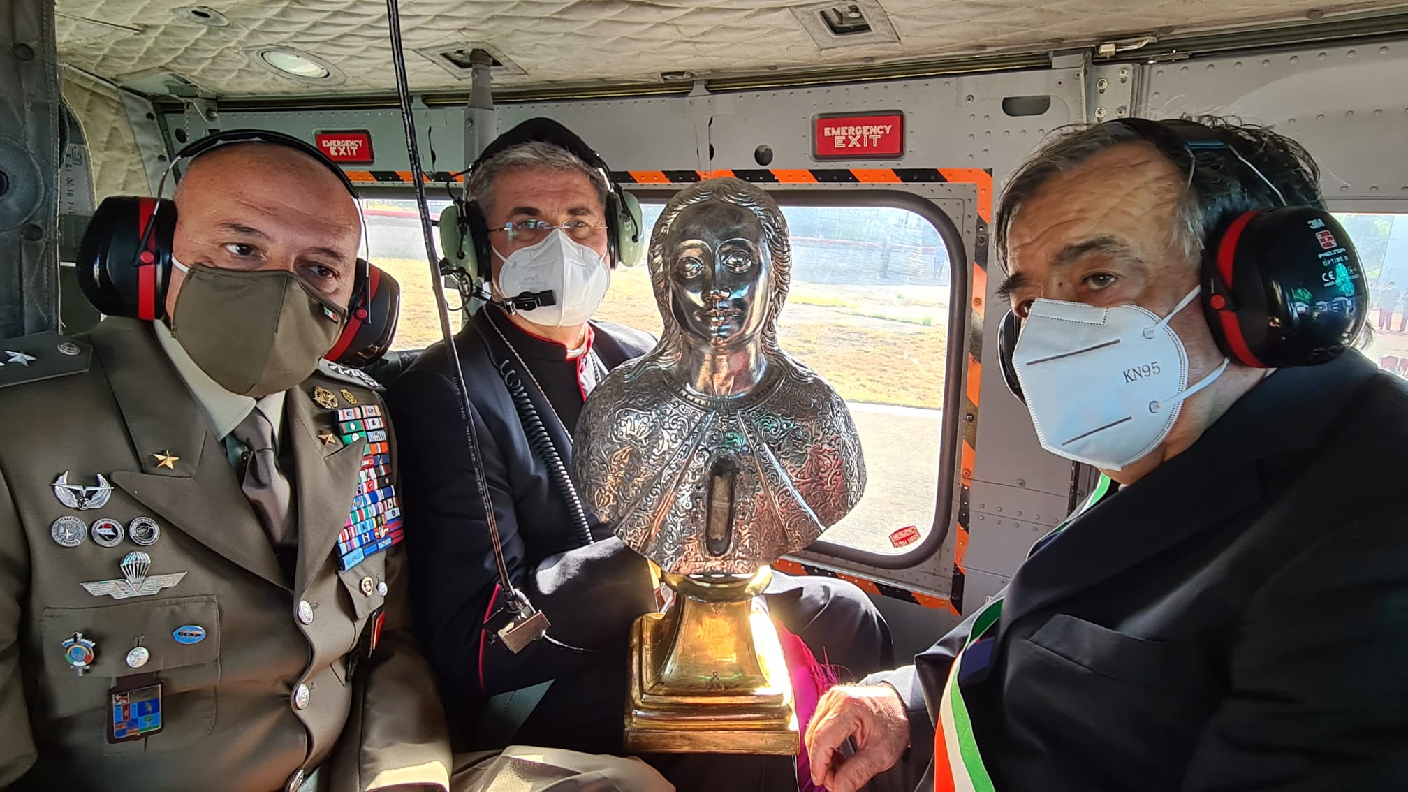 Festino Di Santa Rosalia La Benedizione Arriva Dall elicottero VIDEO 