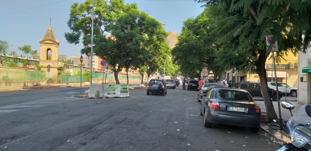 via Montepellegrino riapertura