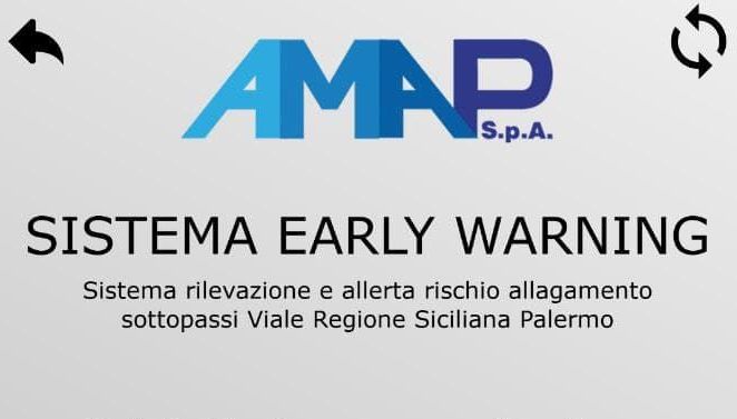 Maltempo, App Amap segnala allagamenti su Circonvallazione Palermo