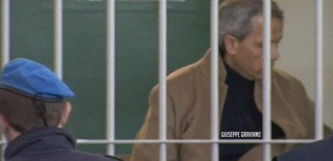 boss Giuseppe Graviano, frame LA7,