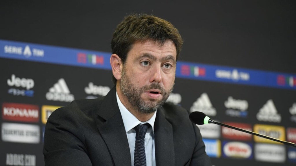 il presidente della juventus Andrea Agnelli