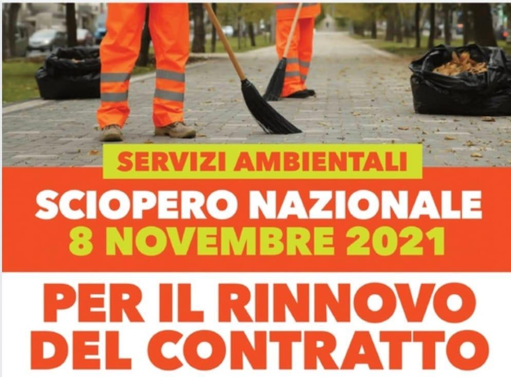 sciopero rifiuti servizi ambientali netturbini