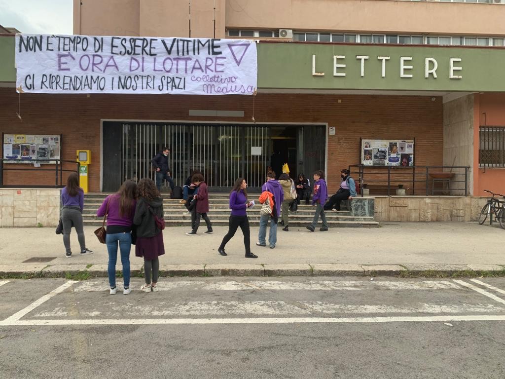 violenza donne studentesse tafferugli unipa
