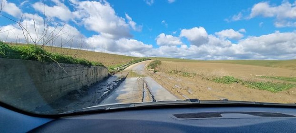 A causa del maltempo chiuso lo svincolo per Gallitello