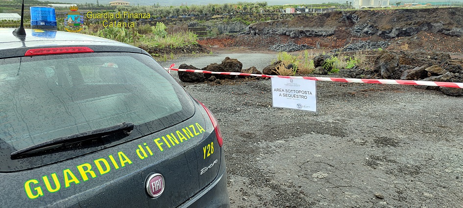 La cava abusiva scoperta a Randazzo