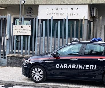 La caserma dei carabinieri di Mascalucia