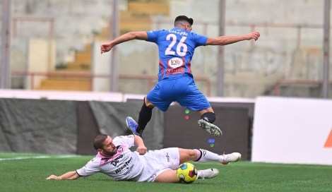 Il derby di andata Catania-Palermo. serie C 2021/22
