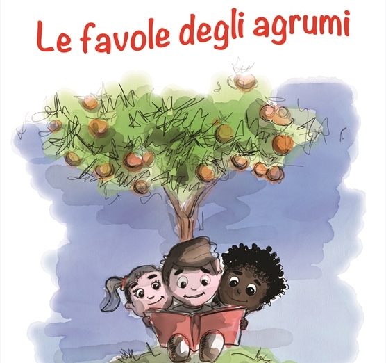 La copertina del libro "Le favole degli agrumi"