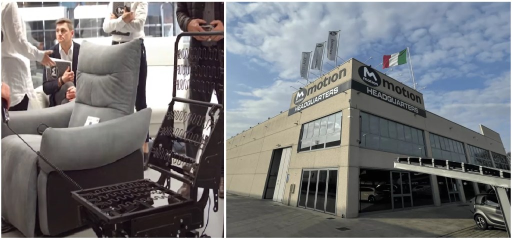 motion spa, sede forlì, divani, meccatronica valley termini