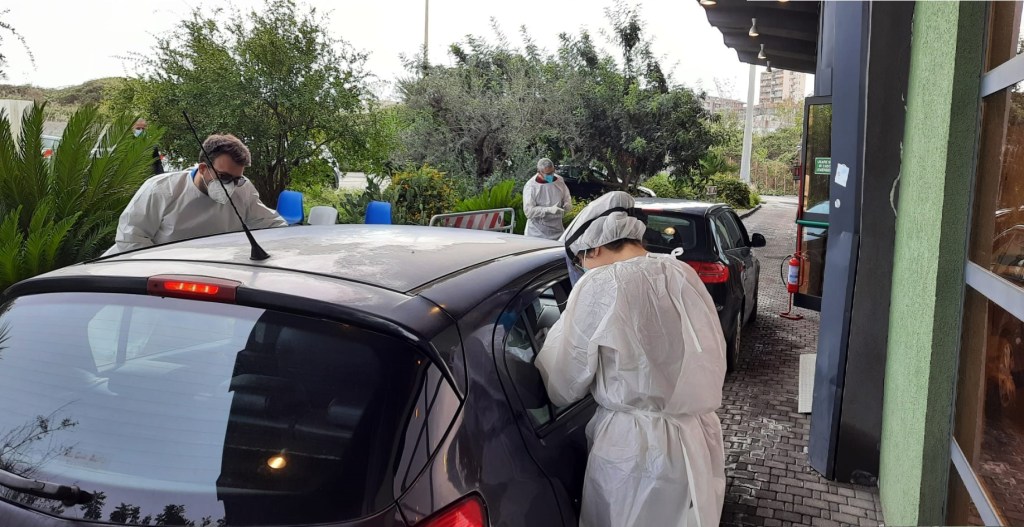 tamponi covid drive in catania
