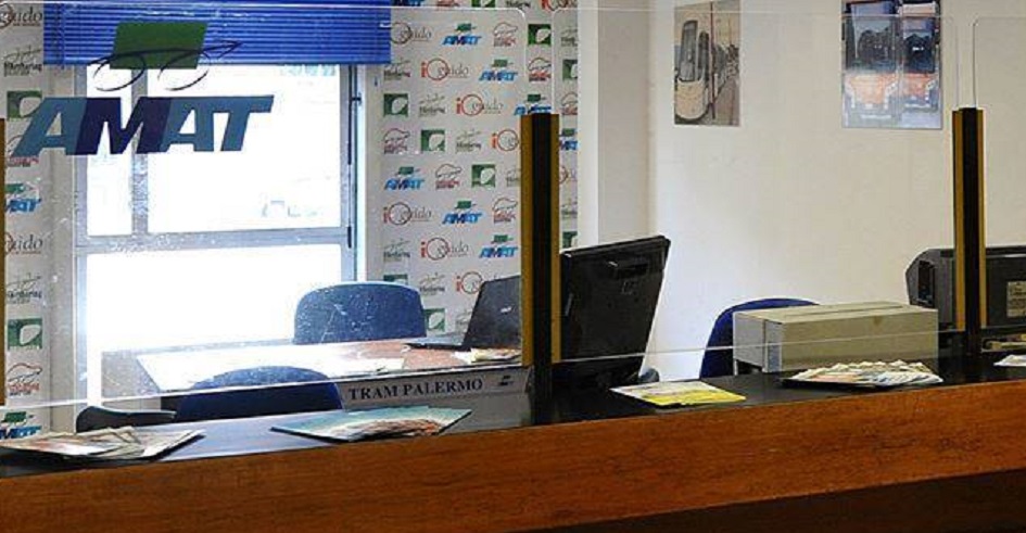 Uno degli sportelli Amat