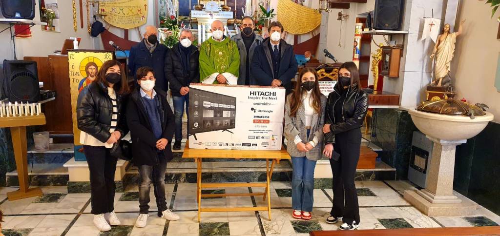 La donazione all'oratorio dal Rotary