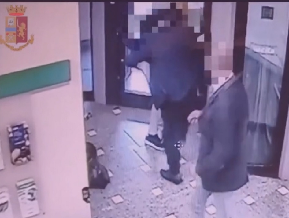 La tentata rapina alla banca Carige