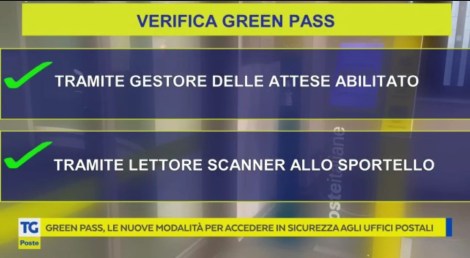 totem poste italiane green pass