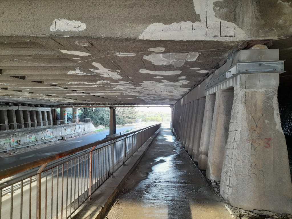 sottopasso Via Emily Balch, Villagrazia, Palermo