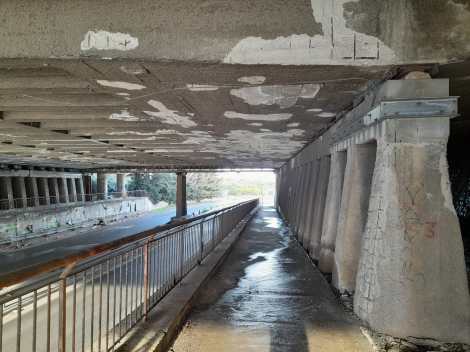 sottopasso Via Emily Balch, Villagrazia, Palermo