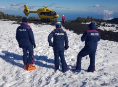 Servizio di sicurezza della polizia sull’Etna, in un mese tanti interventi di soccorso
