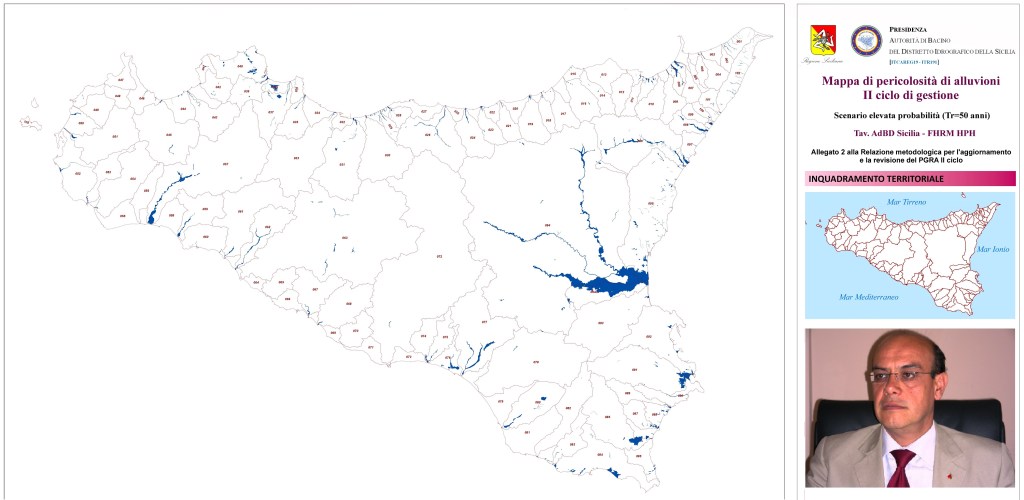Mappa + Leonardo Santoro, autorità di bacino