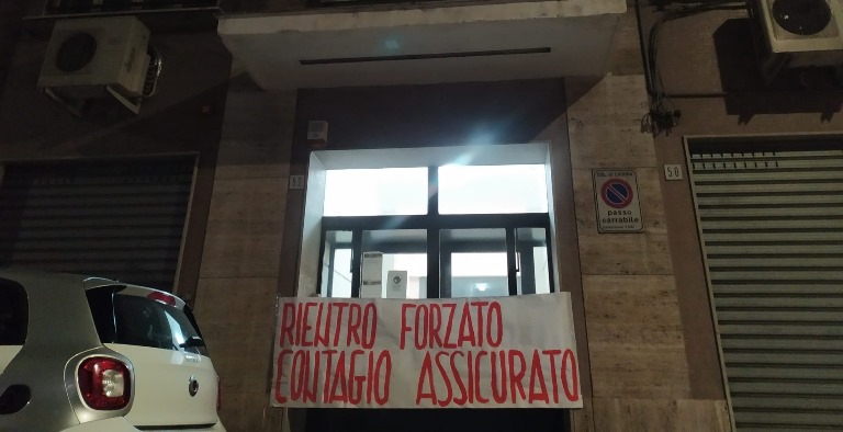 Covid19 e rientro a scuola, protesta a Catania