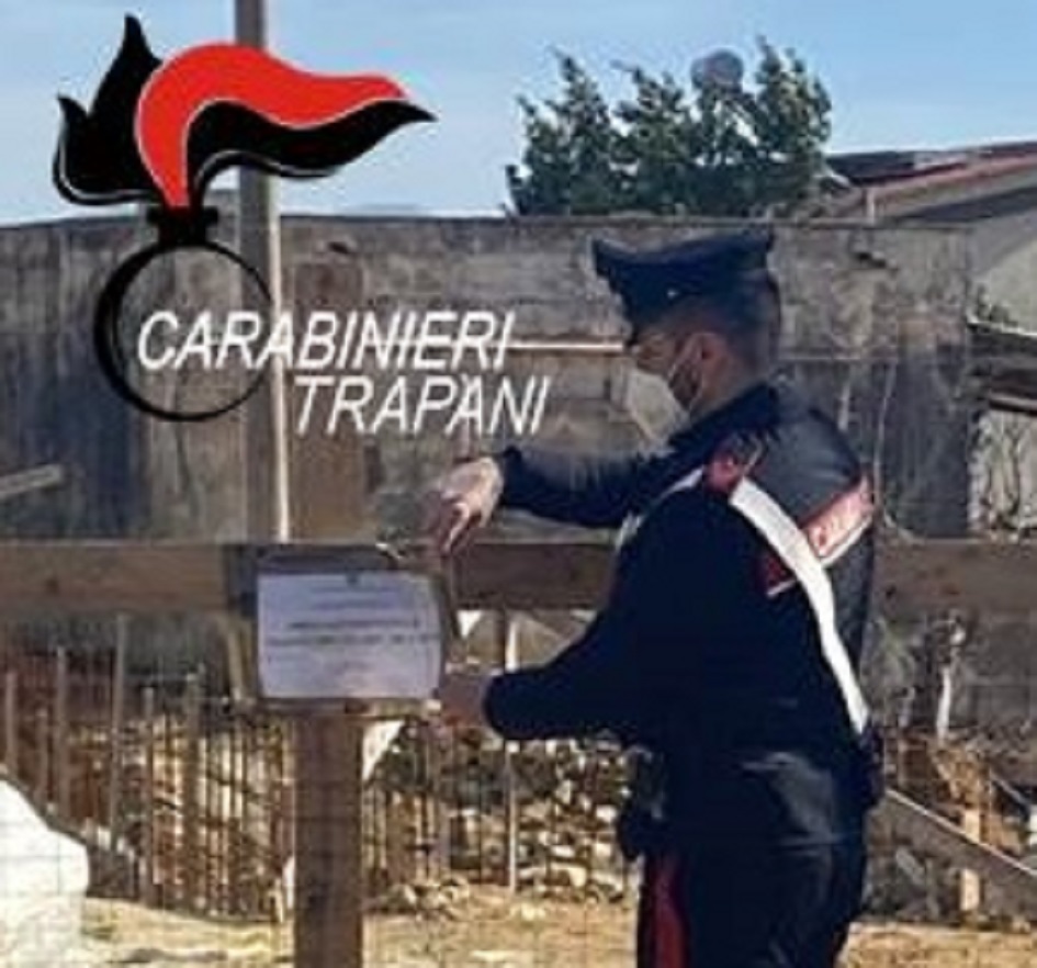 Operazione per abusi edilizi alla periferia di Castellammare del Golfo