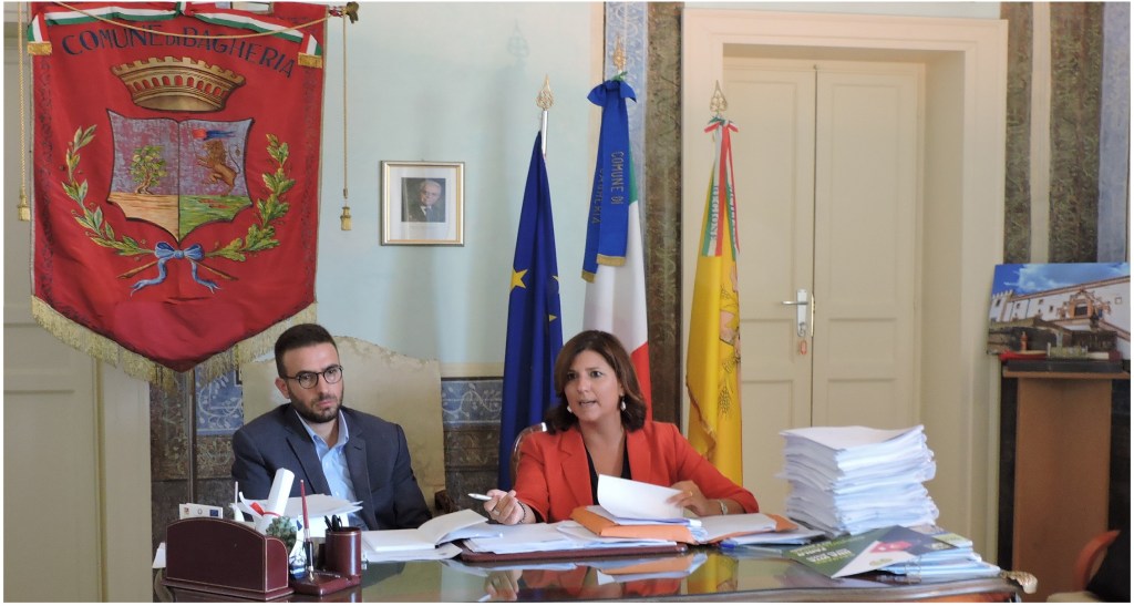 sindaco comune di Bagheria, Filippo Maria Tripoli, conferenza stampa