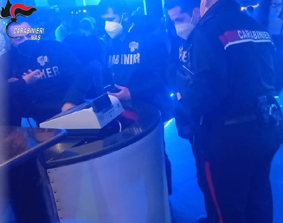Chiuse discoteche per violazioni alle norme anti covid19