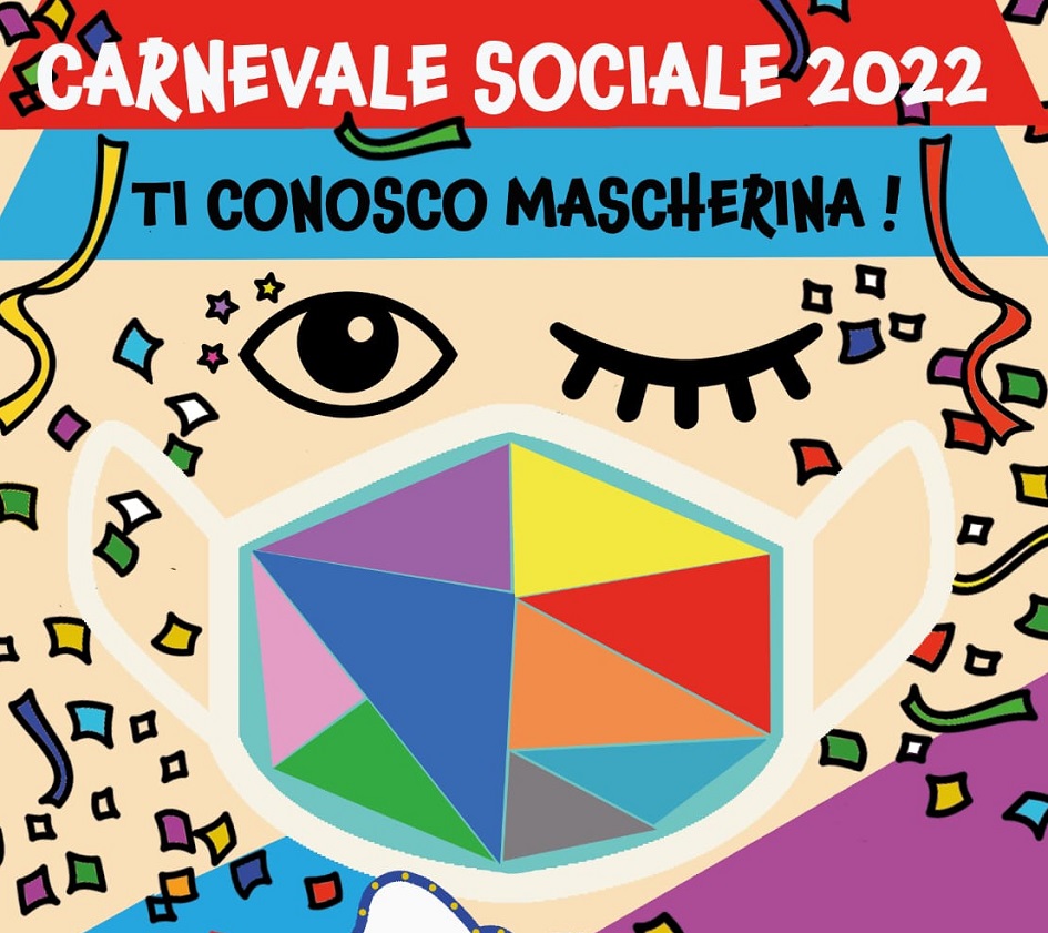 La locandina del carnevale sociale a Borgo Vecchio