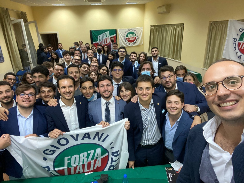Il primo coordinamento 2022 di Forza Italia giovani