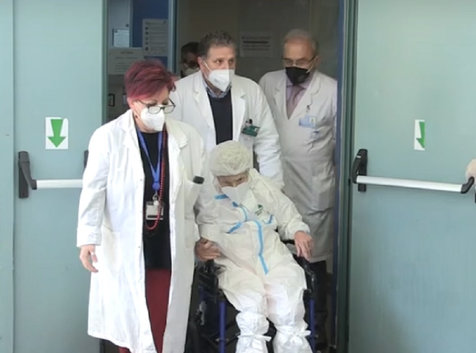 Donna a 102 anni guarisce dal covid19