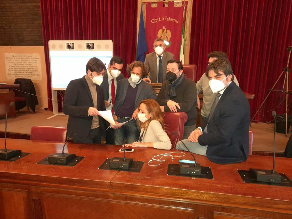 Conferenza stampa Oso,+Europa,Azione,Italia Viva sul piano di riequilibrio