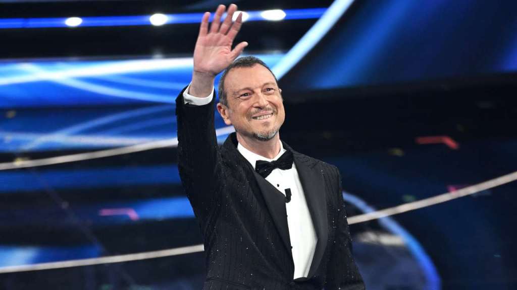 Amadeus, conduttore e direttore artistico di Sanremo 2022.