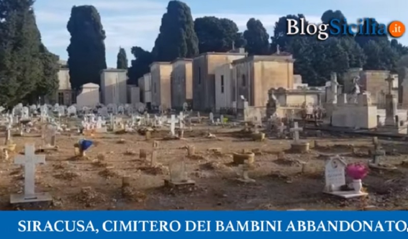 Il cimitero dei bambini di Siracusa è senza un vero ingresso