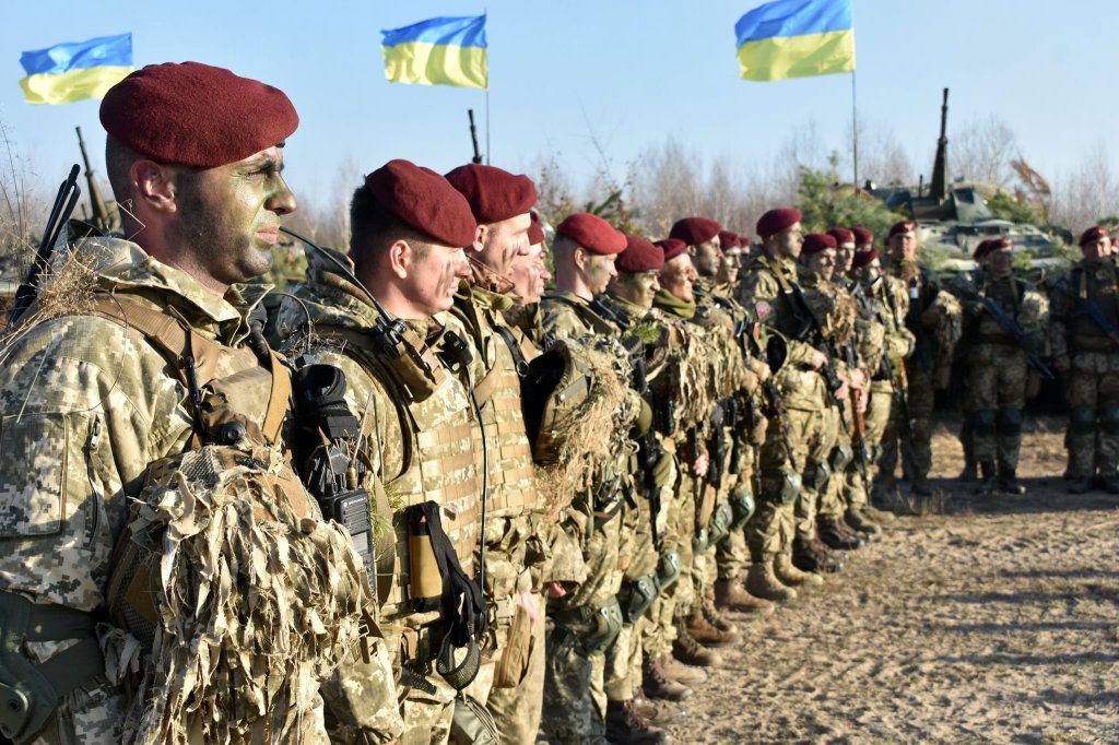 Soldati dell'esercito dell'Ucraina.