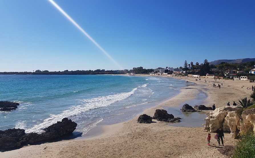 La spiaggia di Fontane Bianche