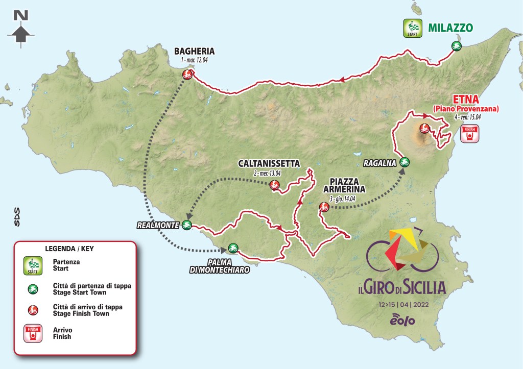 Ciclismo, presentato Il Giro di Sicilia 2022, "antipasto" del Giro d’Italia