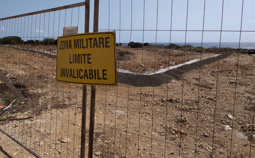 Un radar della Marina a Portopalo